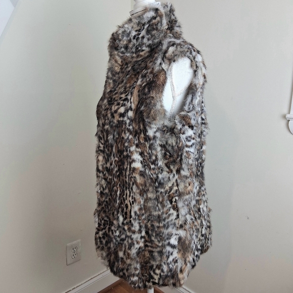Adrienne Landau Rabbit Fur Vest Size Large - Picture 5 of 7